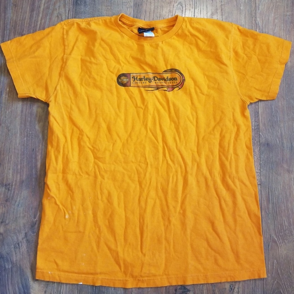 Harley Davidson orange T-shirt